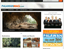 Tablet Screenshot of palawanmag.com
